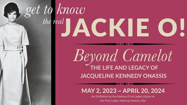 Jackie Kennedy exhibit flyer