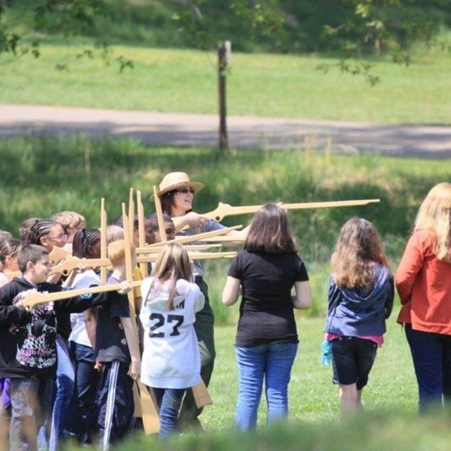 hands-on history at the park