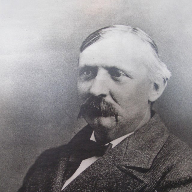 Black & white photograph of Theodore Conkey
