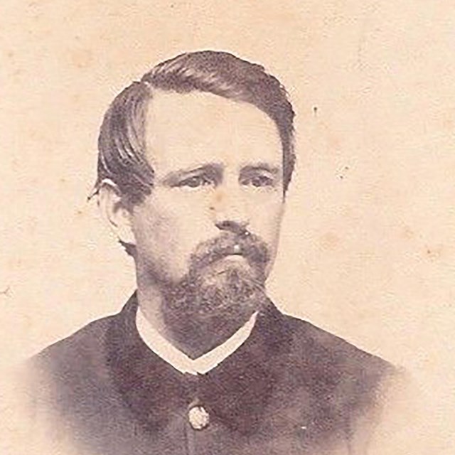 Sepia toned photograph of Capt. Hart