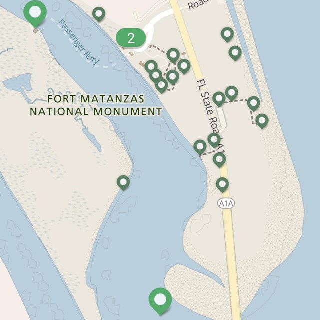 Map of park on park app. 