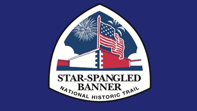 Star-Spangled Banner NHT logo on blue field
