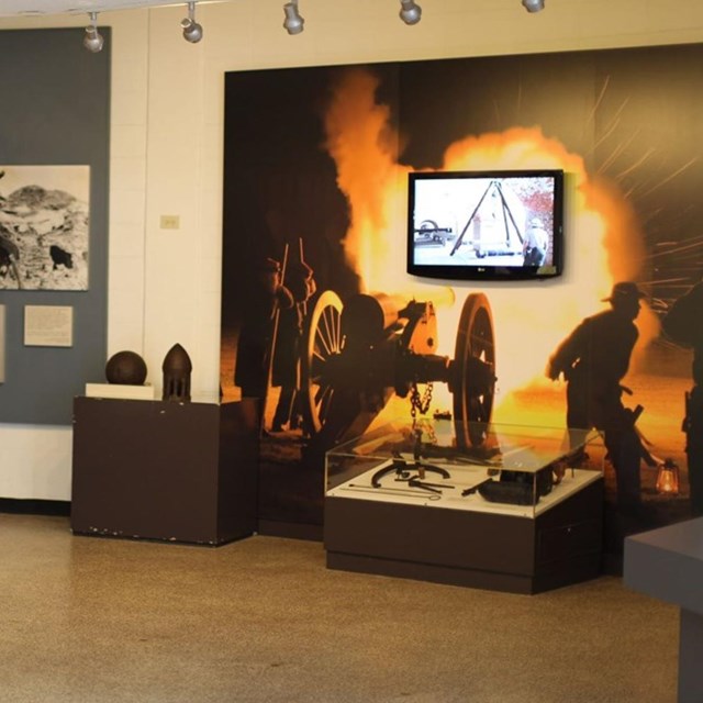 interior view of exhibits 