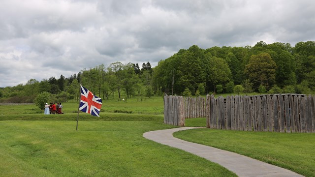 View of the fort in the Great Meadows
