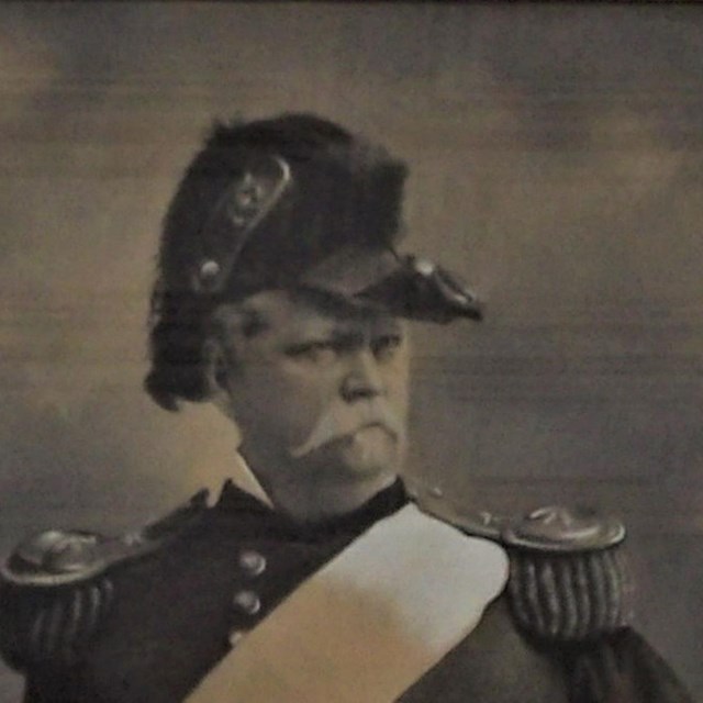 Portrait of Winfield Scott Hancock, U.S. Army solider