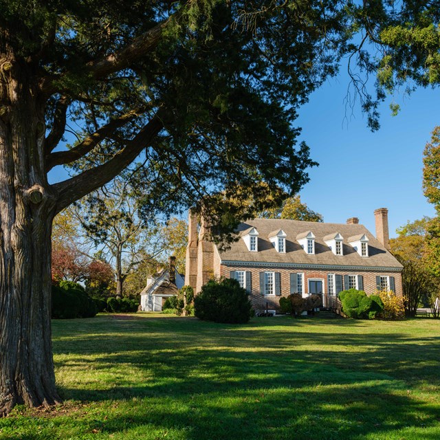 2 story, brick Memorial House Museum