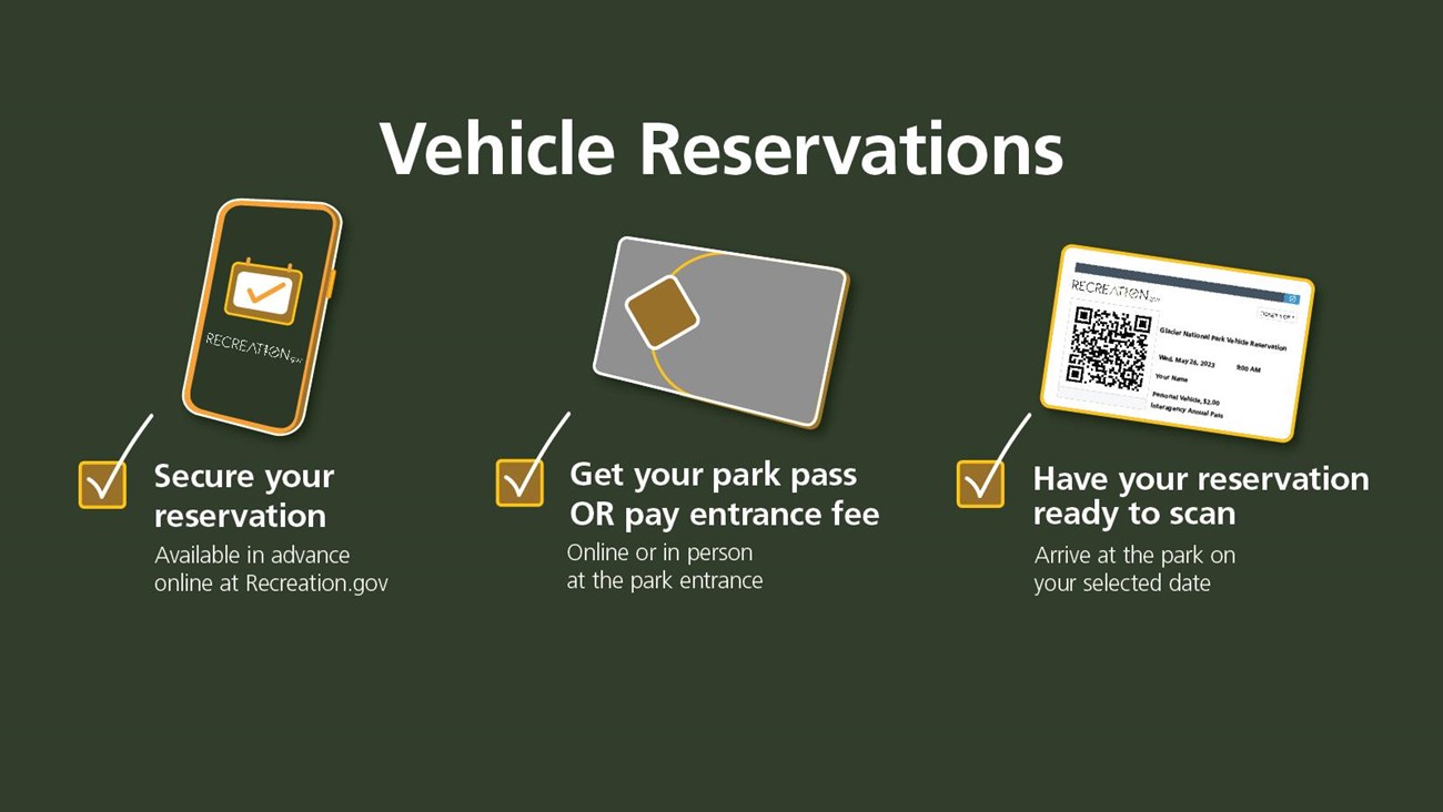 Vehicle Reservations. Secure your reservation, get your park pass, have it ready