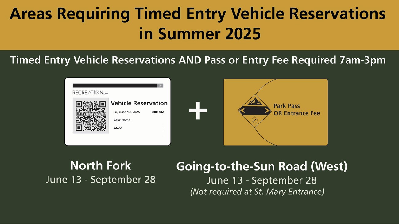 An image showing the 2025 timed entry vehicle reservations. 