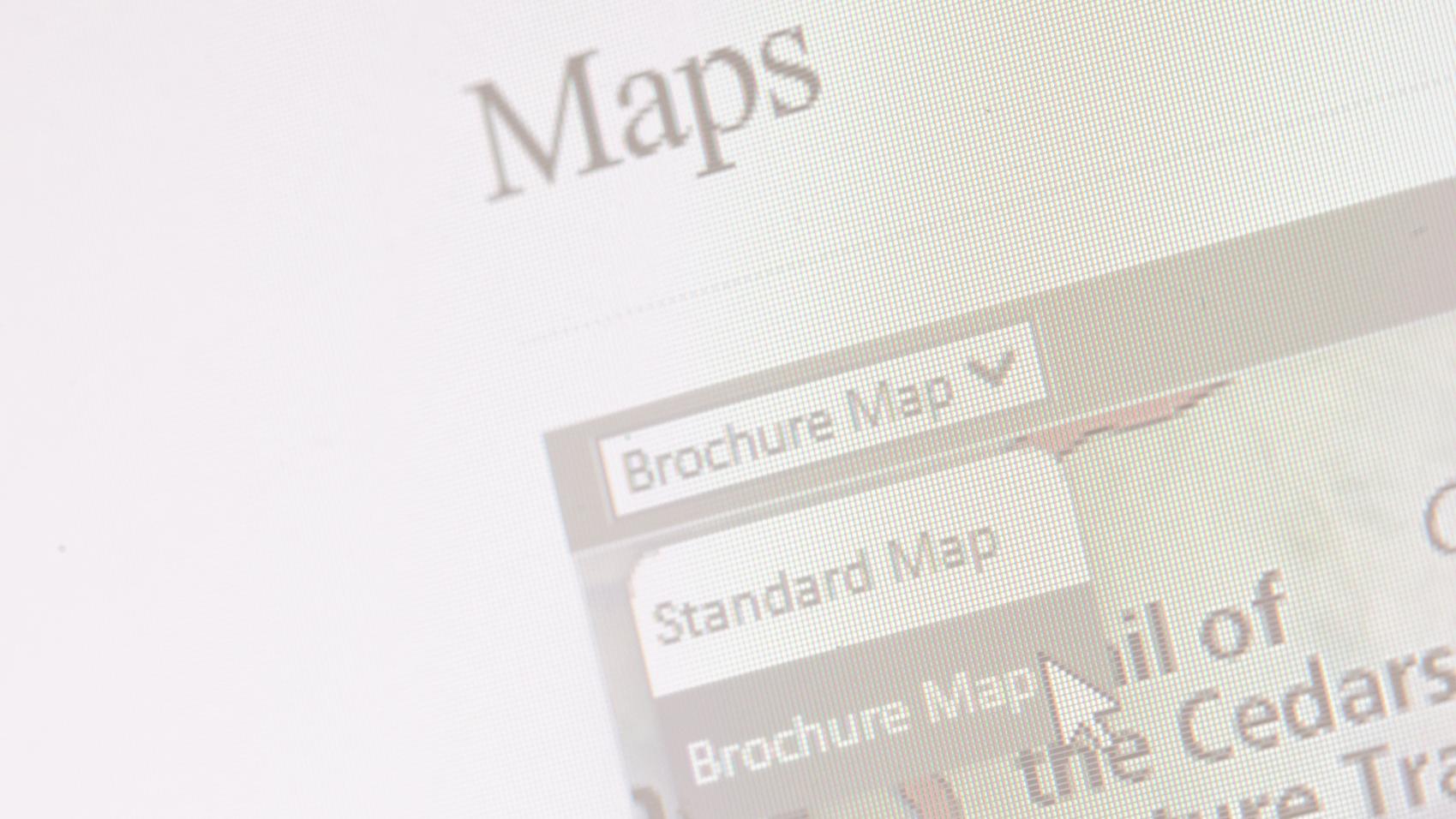 detailed picture of park maps