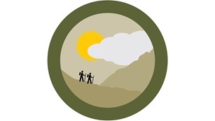 Image of a round weather graphic