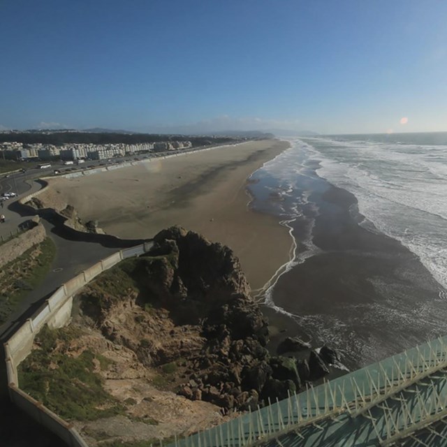 View of Ocean Beach from our web cam.