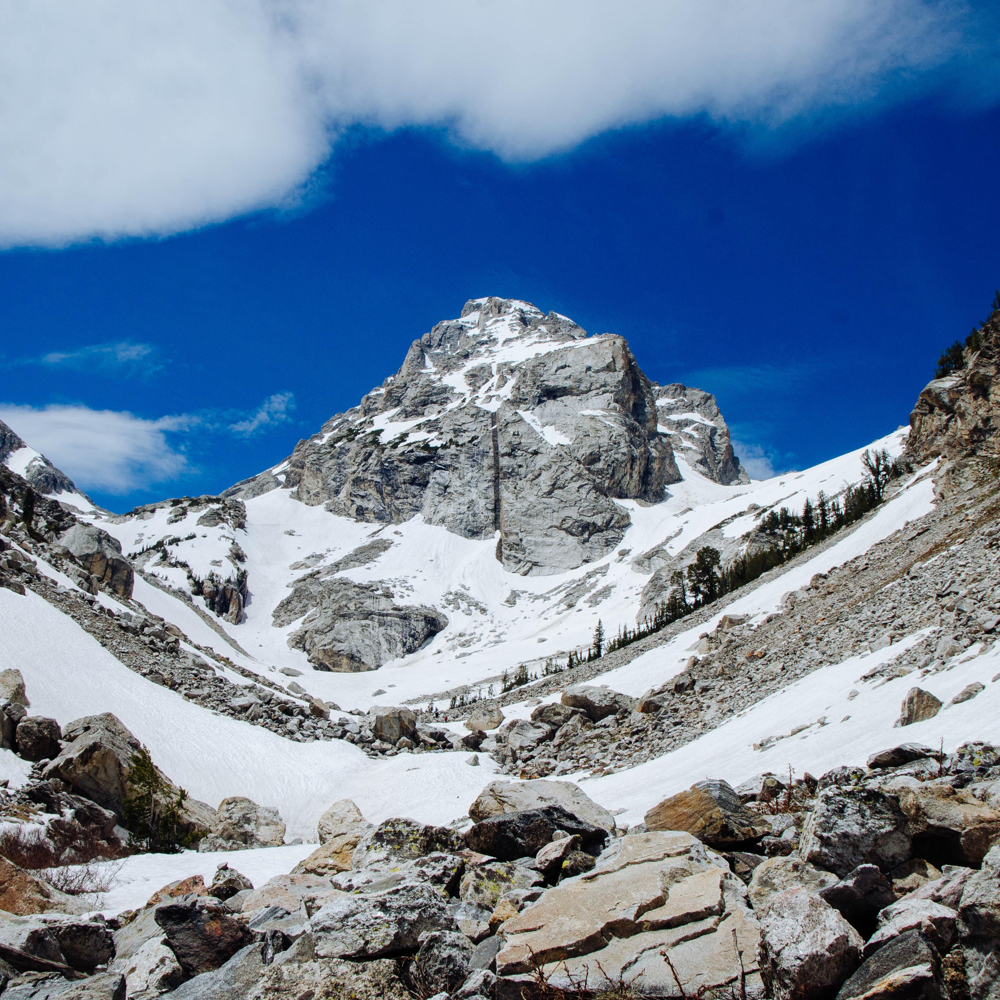 Garnet Canyon with snow