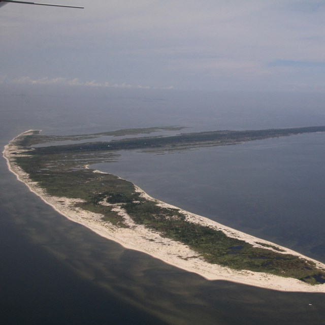 Aerial image of Cat Island