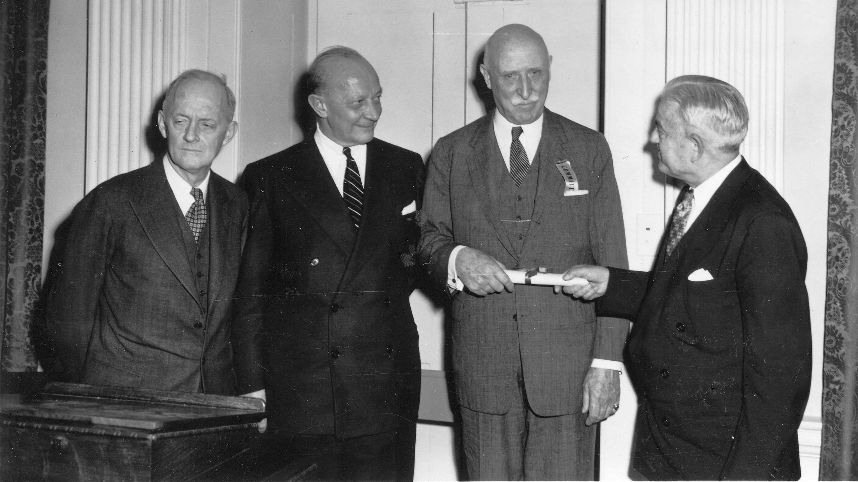 Photo of David Finely with Maryland governor.