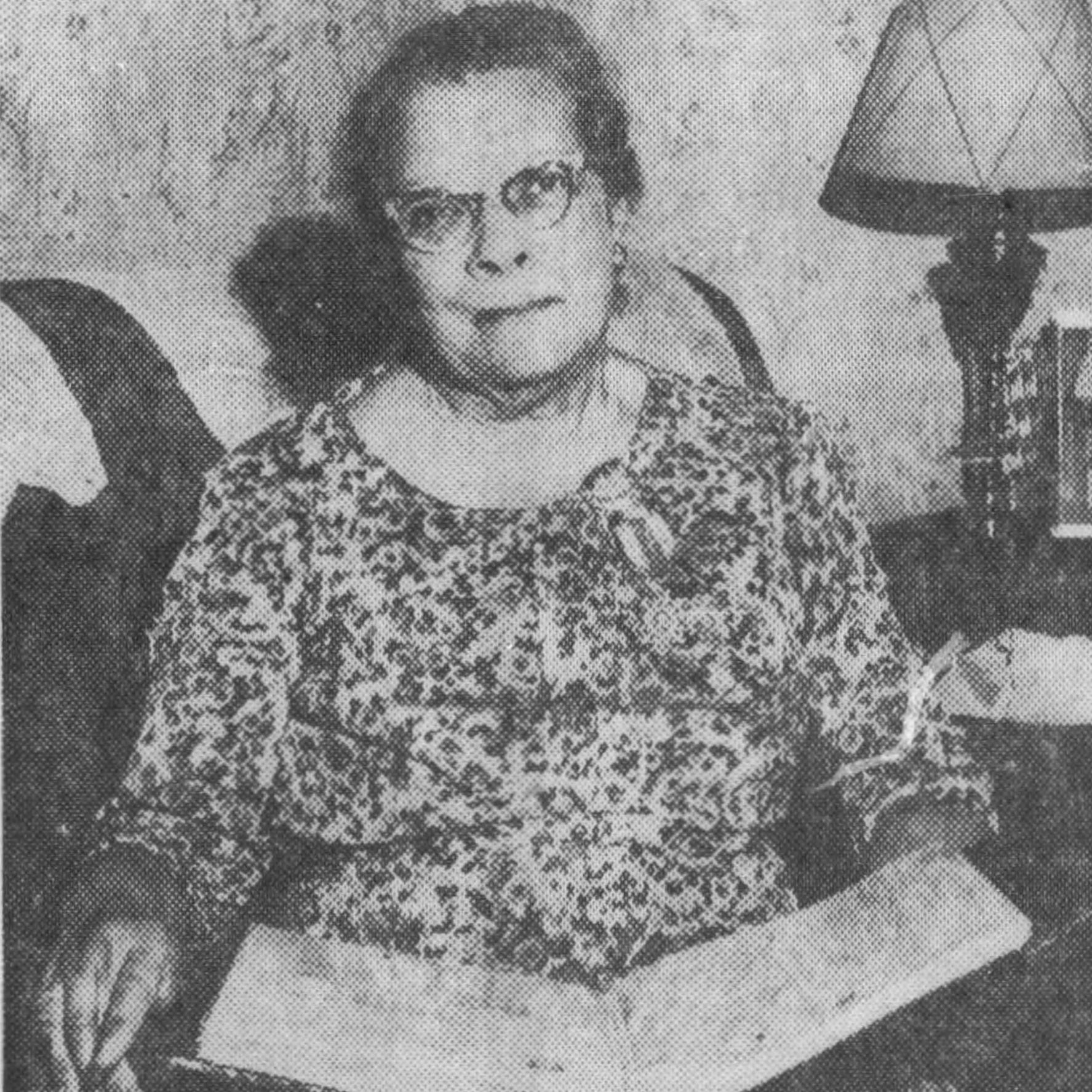 Newspaper clipping about Anita Williams