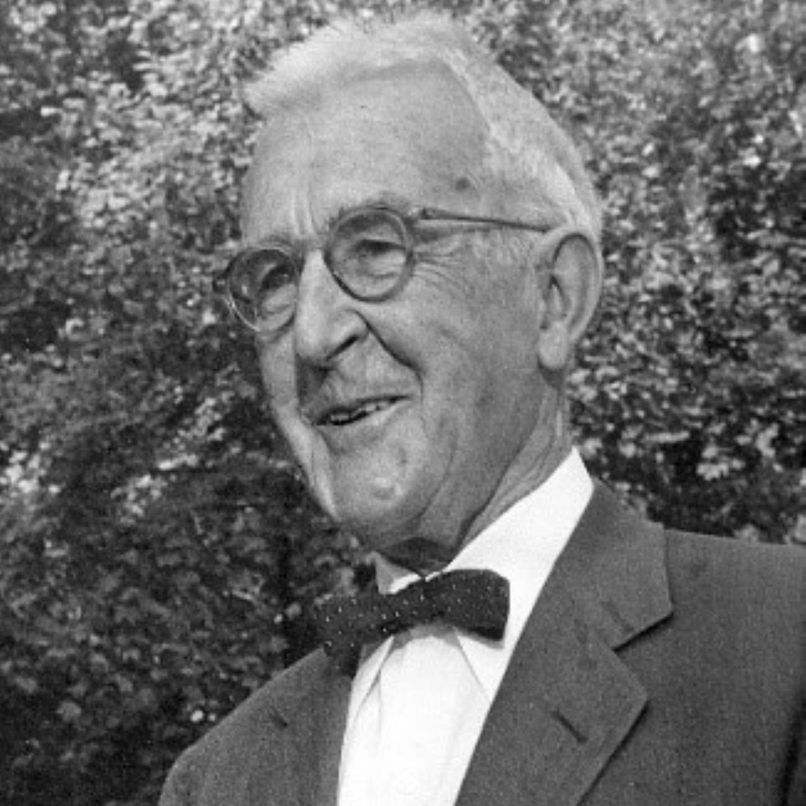 A black and white photo of  John Ridgely, Jr.