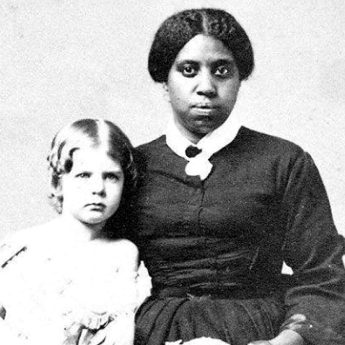 Photo of Nancy Davis with Eliza 