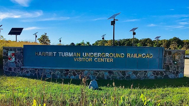 Entrance to the Harriet Tubman National Historical Park