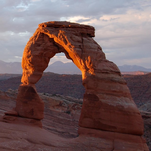 rock arch in the desert