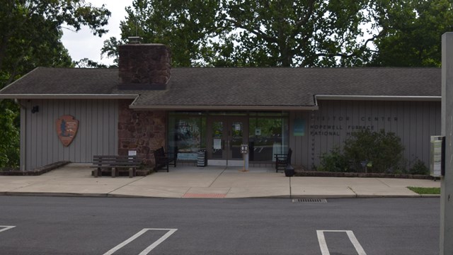 Visitor Center building at Hopewell National Historic Site