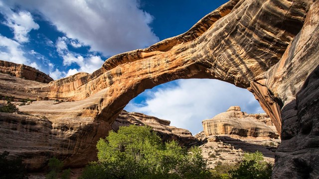 natural bridge at Natural Bridges National Monument