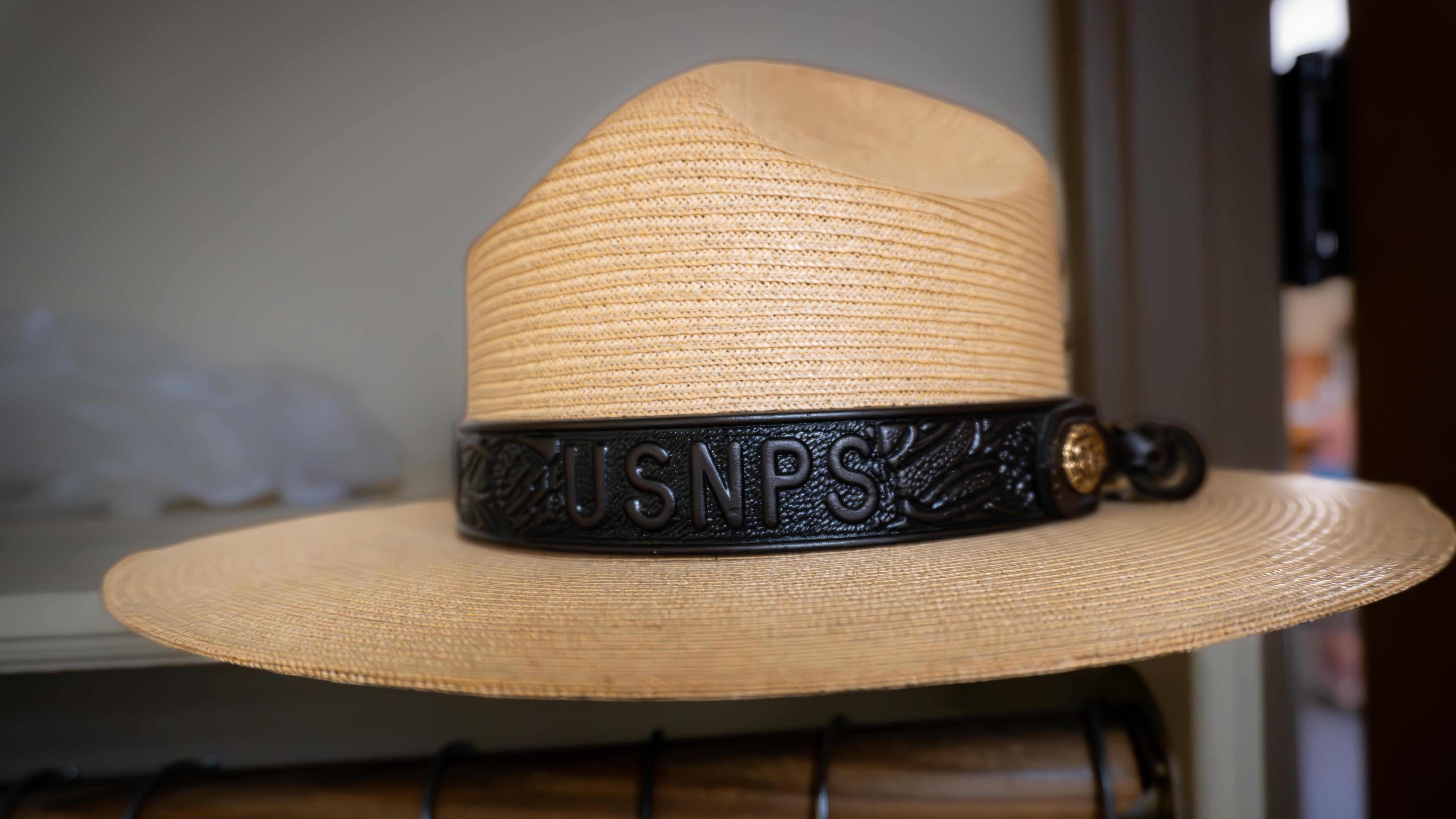 Photograph of NPS ranger hat.