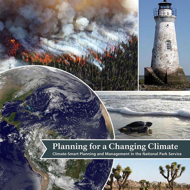 The cover of the document, Planning for a Changing Climate.