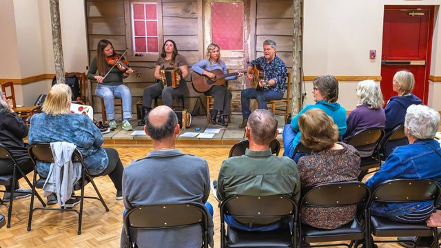 A musical performance.