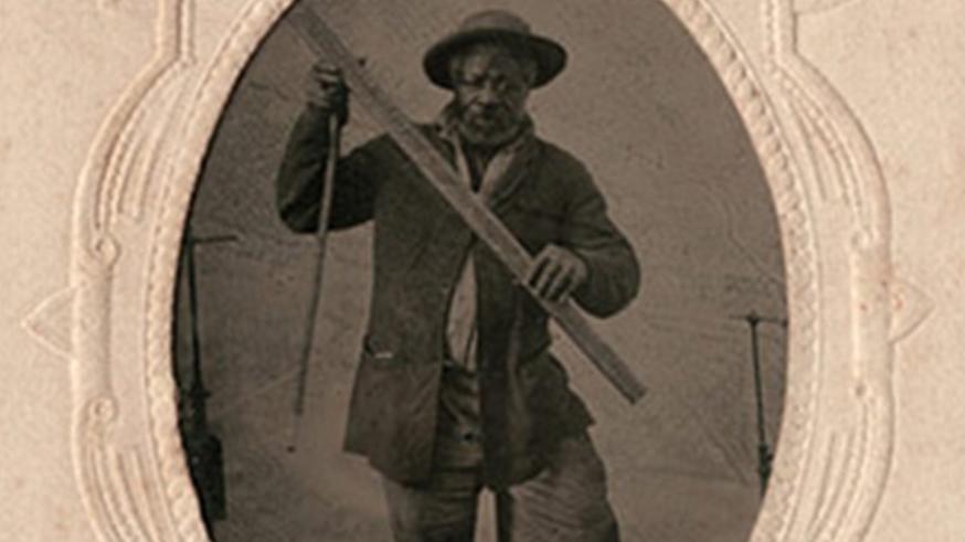 An oval photograph of Jordan B. Nobel