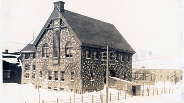 Historic photograph of the Keweenaw History Center