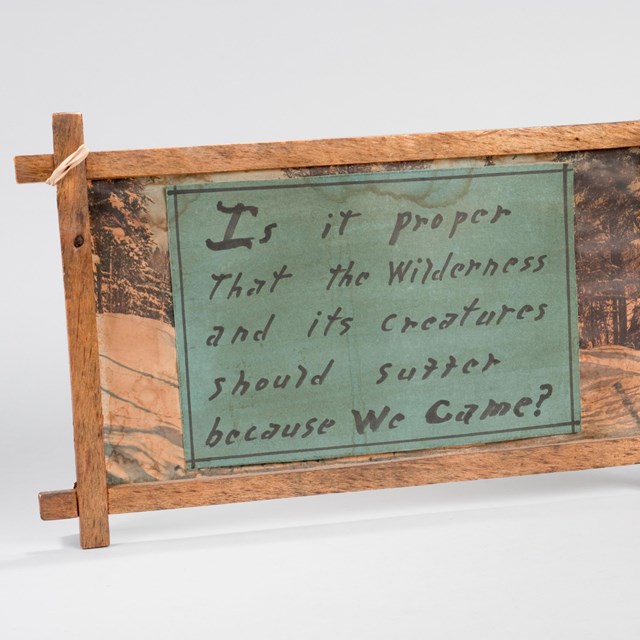 a handmade sign that says 