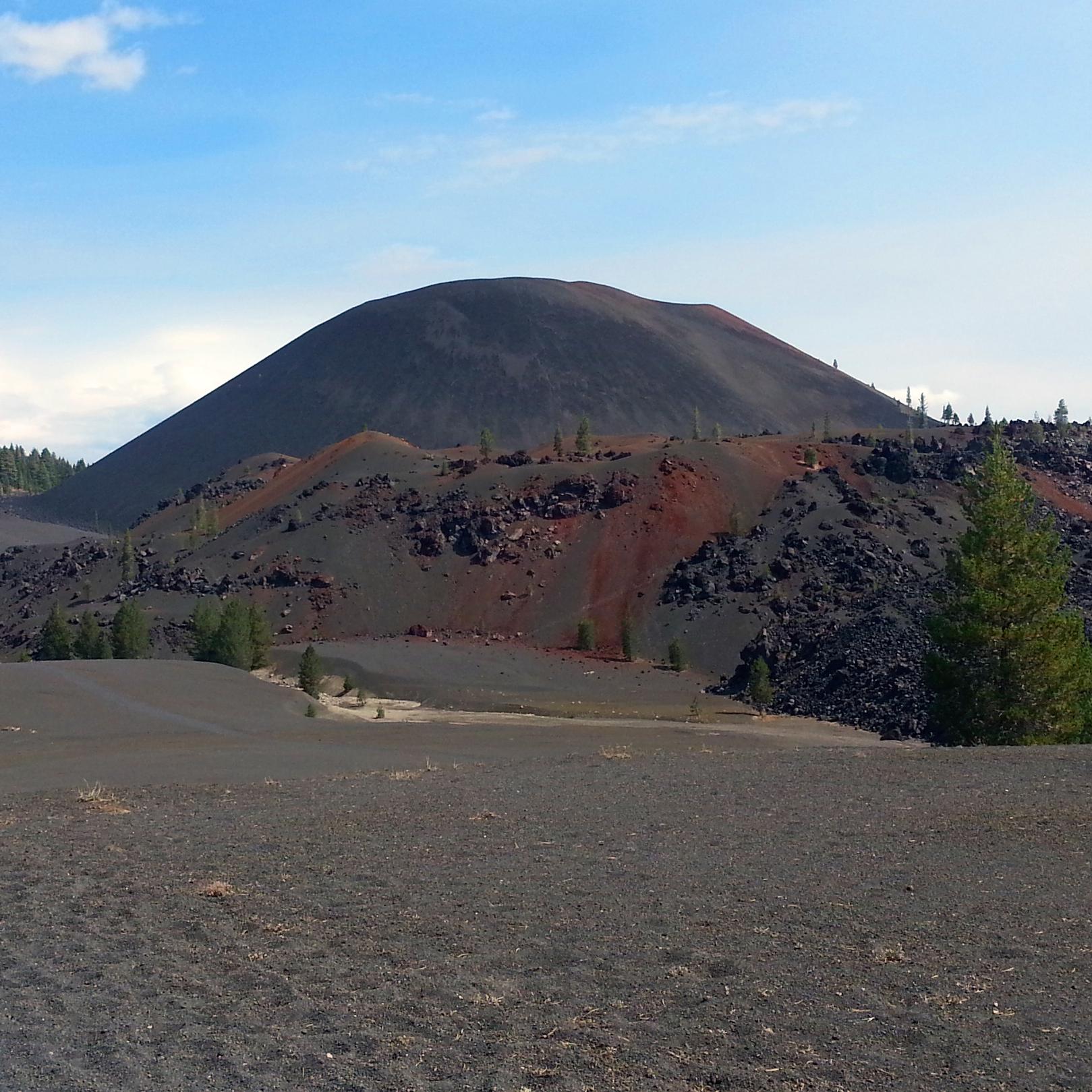 Cinder cone volcano