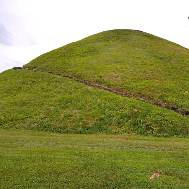 Indian burial mound