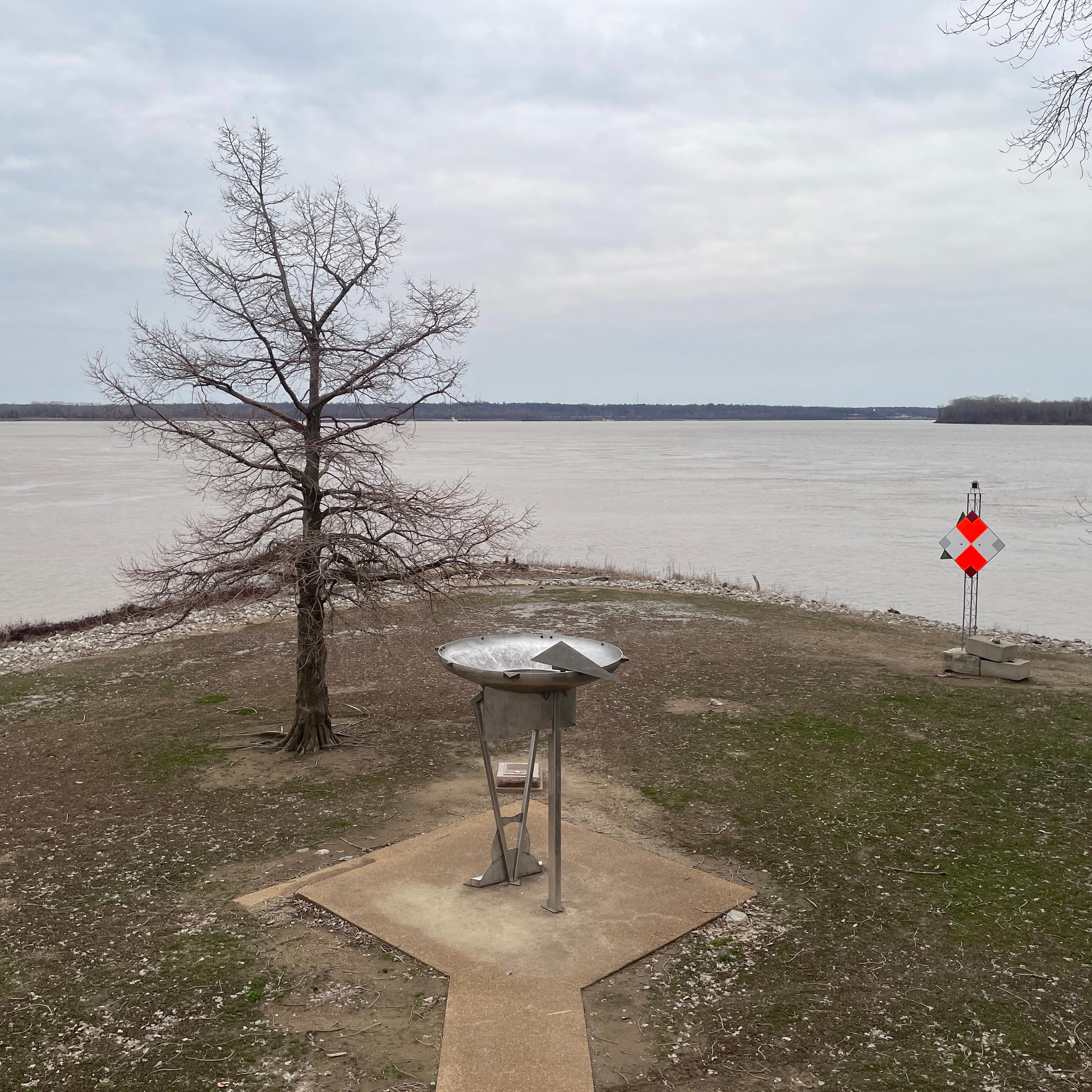 point where two rivers meet