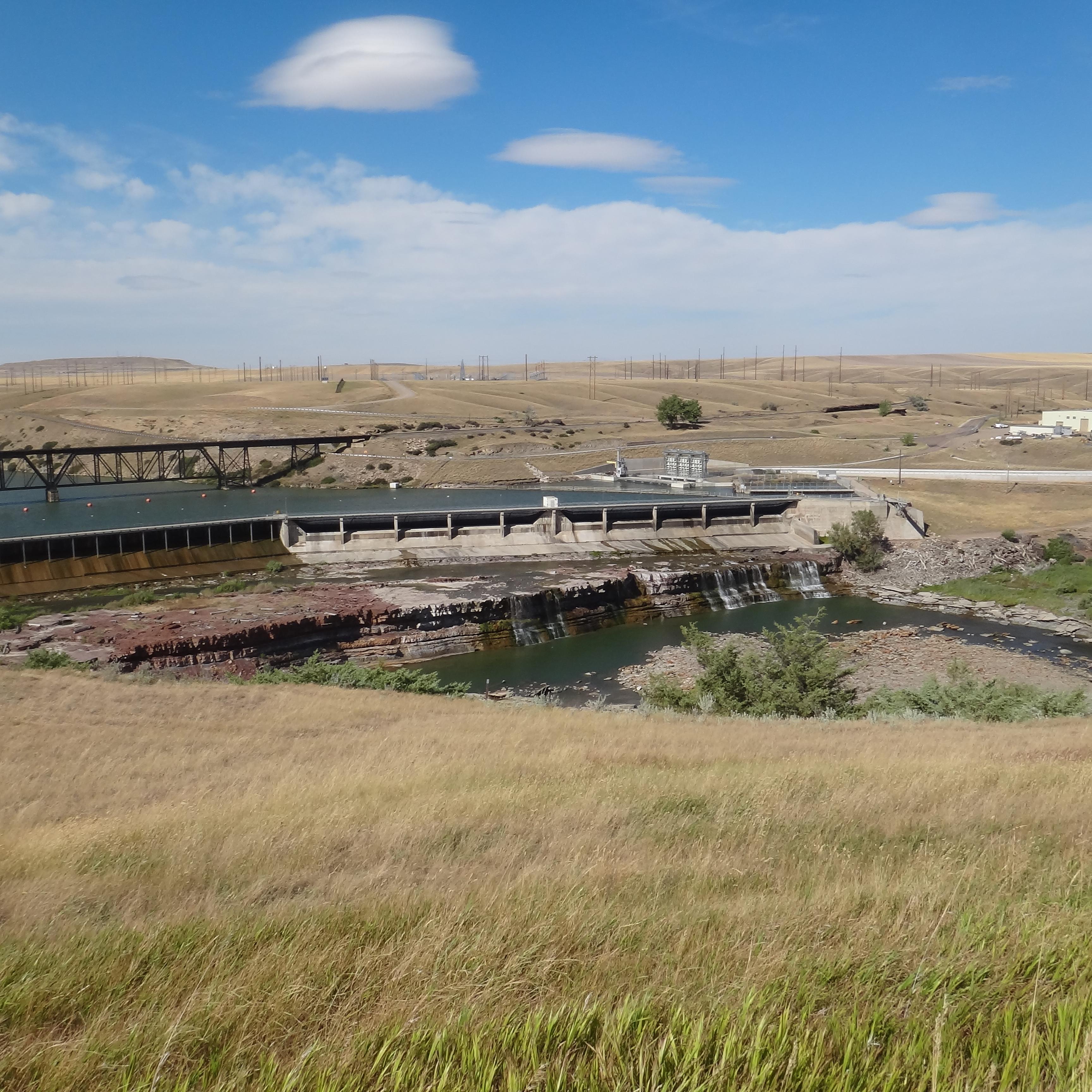 Dam and river