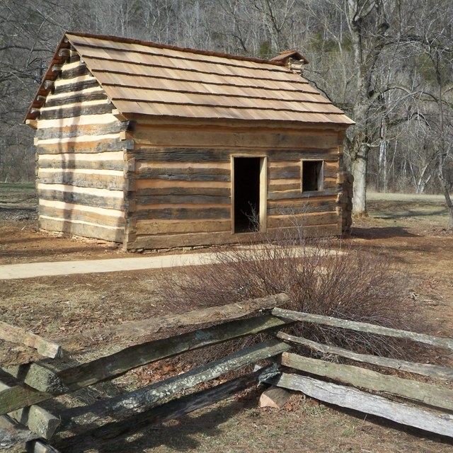 Log cabin at Abraham Lincoln Birthplace National Historical Park
