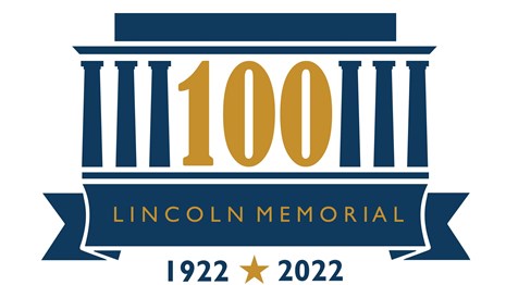 Lincln Memorial 100th anniversary logo