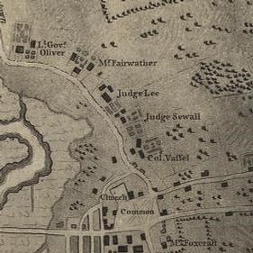 A 1777 map of Boston and Cambridge