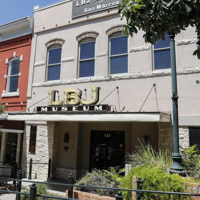Exterior of LBJ Museum