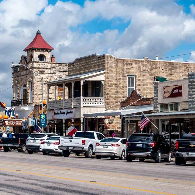 Main street of Fredericksburg