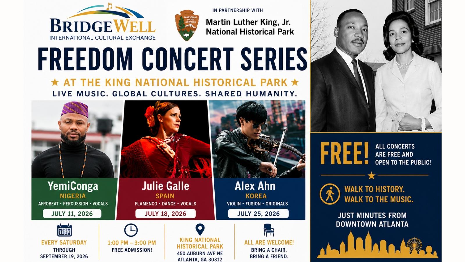 Freedom Concert information
