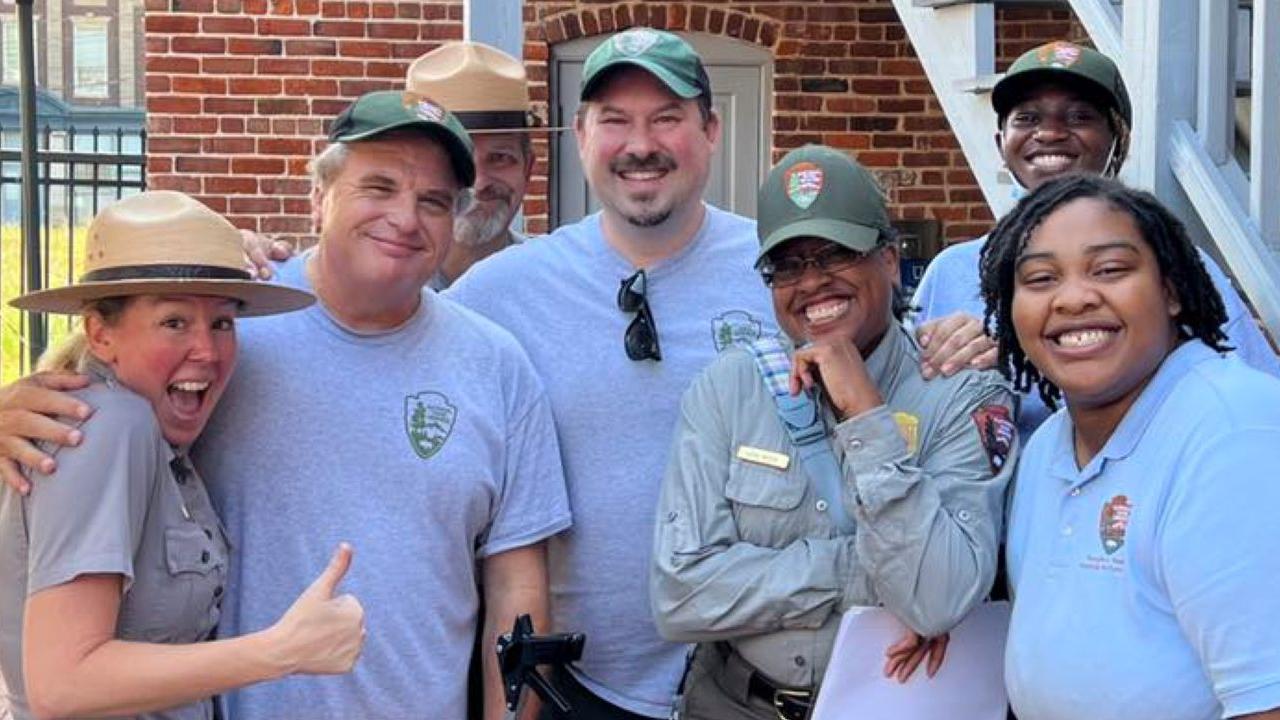 Group of Rangers posing for a photo