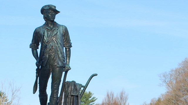 The Minute Man Statue, North Bridge, Concord