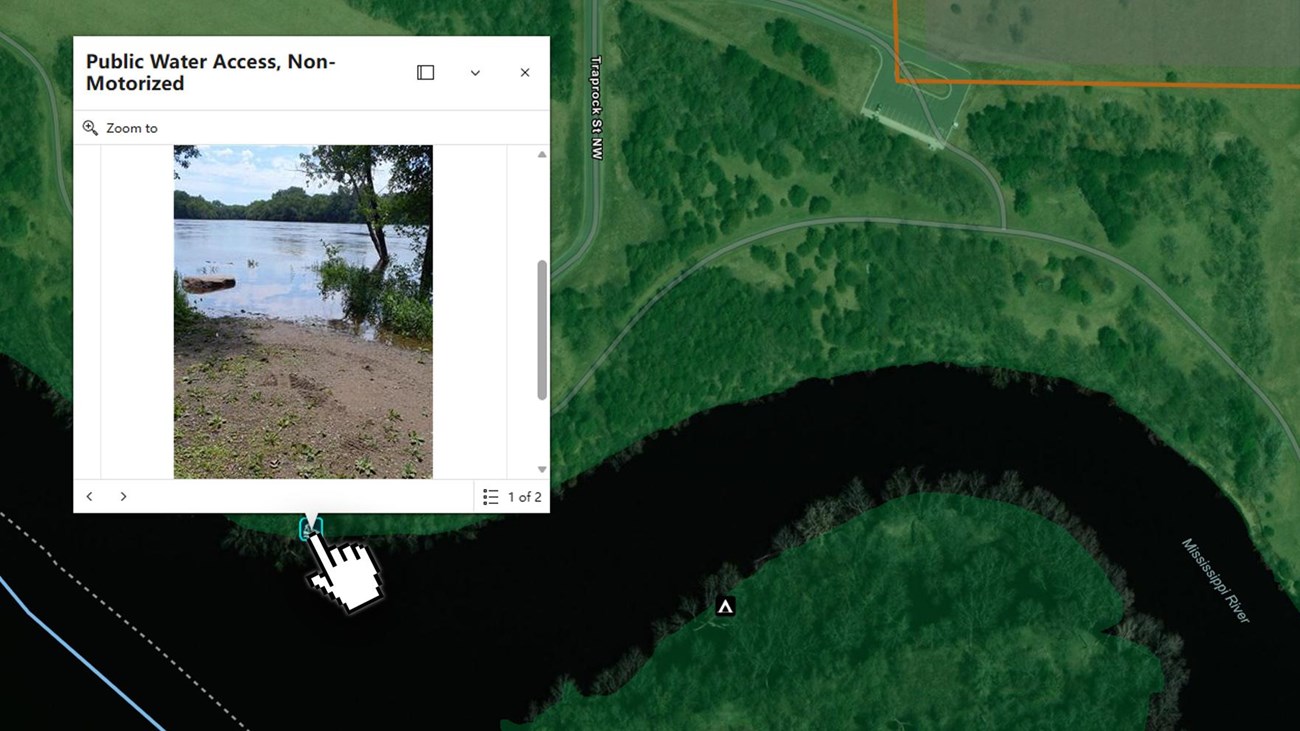 Online Map of the National Water Trail