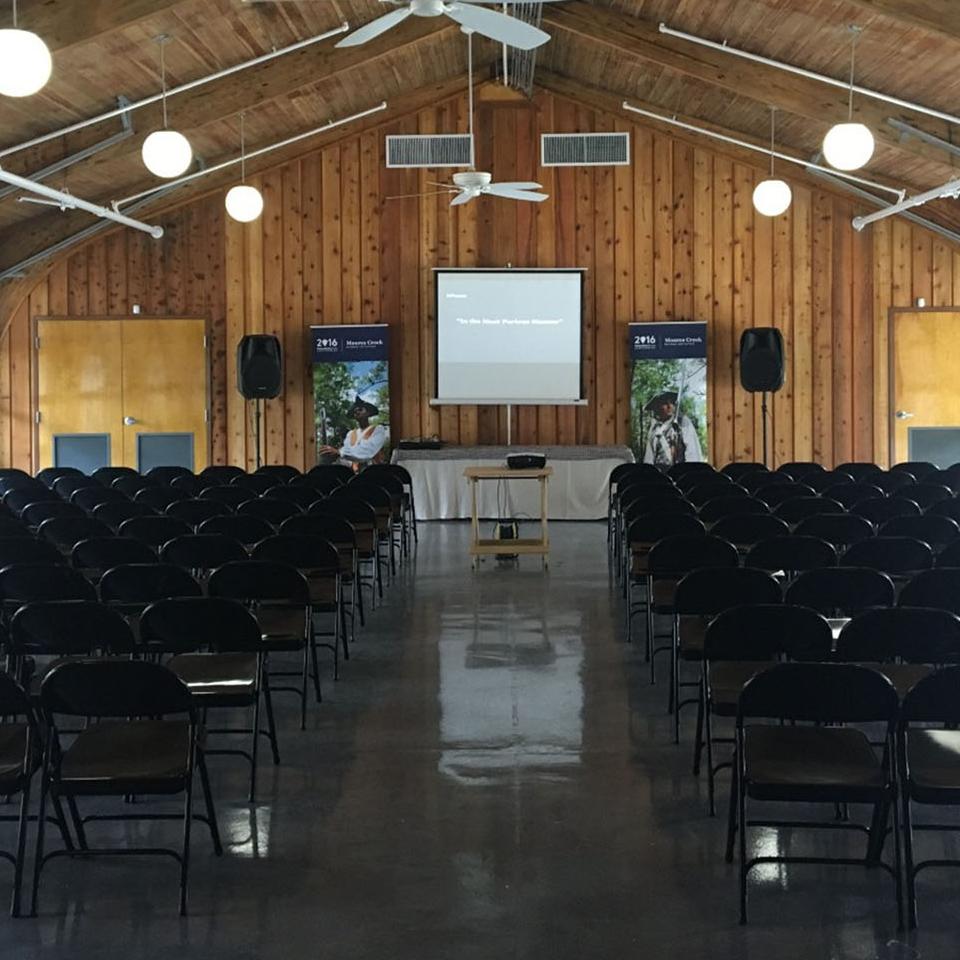 Inside of Patriots Hall