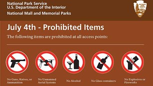 A listing with images of Prohibited Items