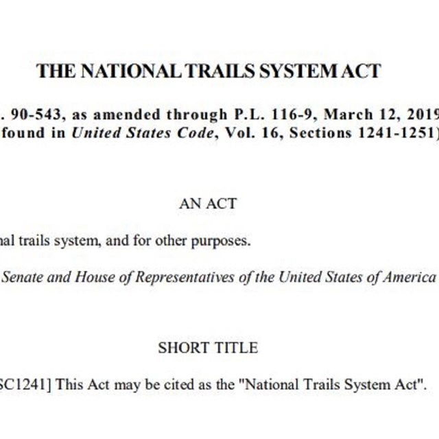 National Trails System Act