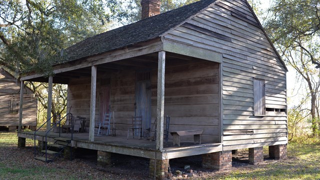 Wooden slave quarters