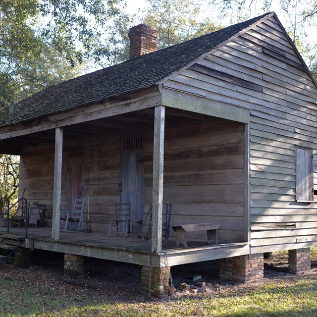 Wooden slave quarters