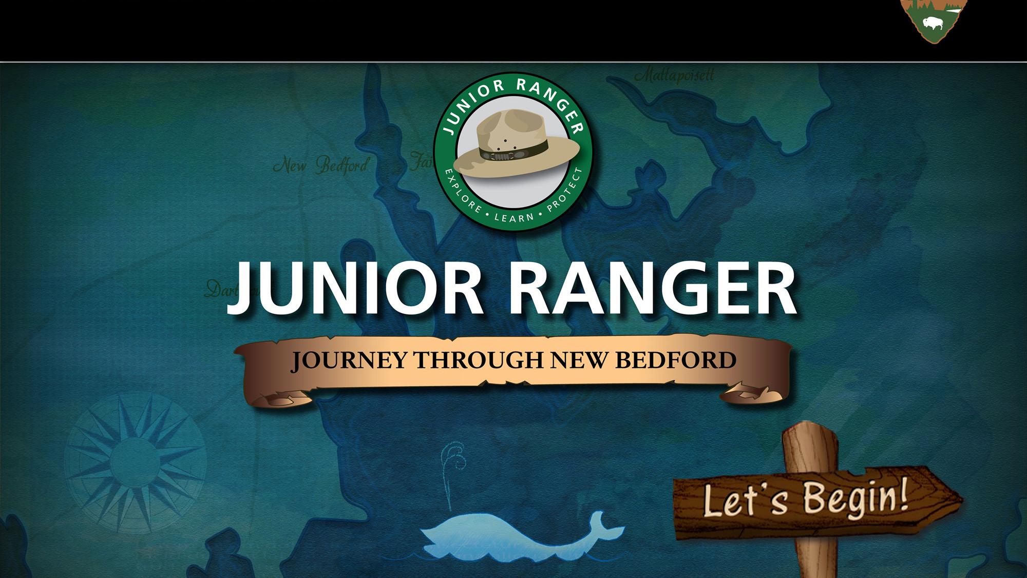 Colorful cover of the Junior Ranger e-book
